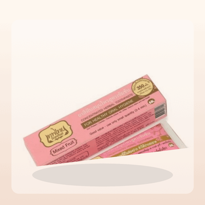 Tepthai Fluoride Mild Fresh Fruit Herbal Toothpaste 70 g alternate authentic packaging view