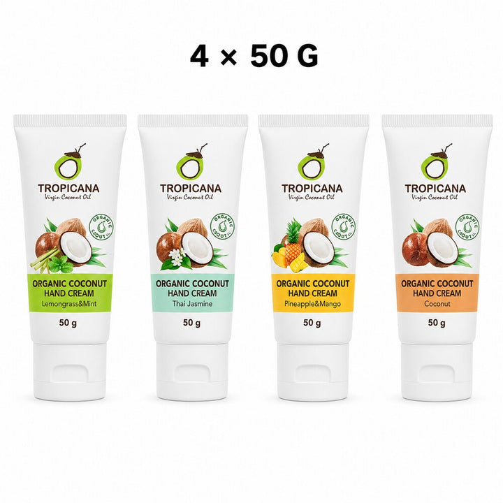 Tropicana hand cream discovery set four 50g tubes