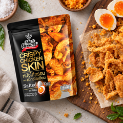 Max Oceans Max Oceans Crispy Chicken Skin Salted Egg 30 g — use or serving suggestion