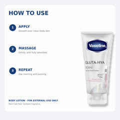 How to apply Vaseline Gluta-Hya PDRN Serum Burst Body Lotion