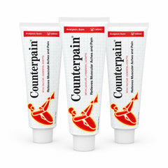 Counterpain Analgesic Balm value pack of three 100g tubes