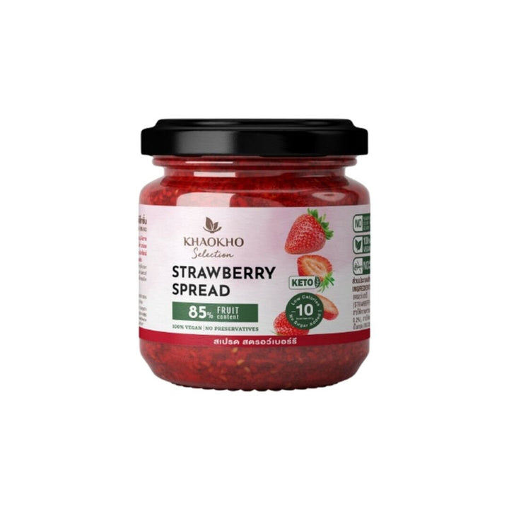Khaokho Selection Strawberry Spread 200g jar front label