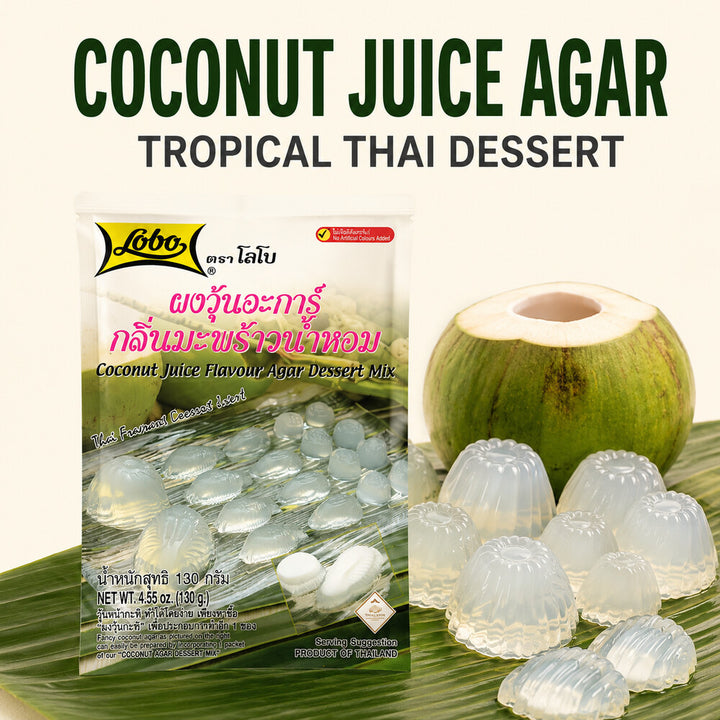 Lobo Coconut Juice Agar Dessert Mix tropical Thai dessert