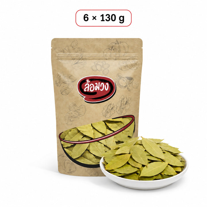 Rom-Wong whole dried bay leaves, six 130g pouches