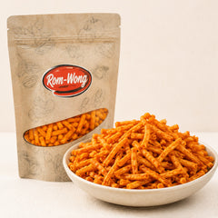 Close-up of Rom-Wong original-flavour snack sticks