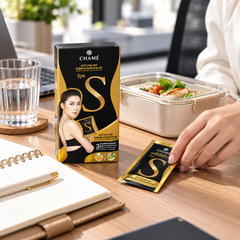 CHAMÉ Sye S Original 3 g × 6 Sachets — Packs of 2, 4 or 6 Boxes — office lifestyle image