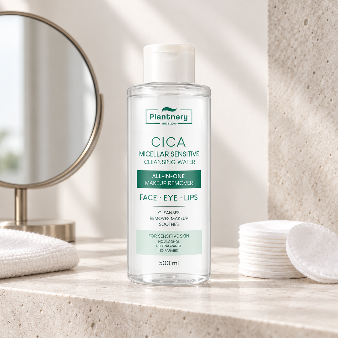 Plantnery Cica Micellar Sensitive Cleansing Water 500 ml - lifestyle image