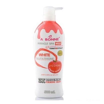 A Bonne Miracle Spa Milk Lotion with Glutathione – Moisturizing & Brightening Body Lotion | 500ml