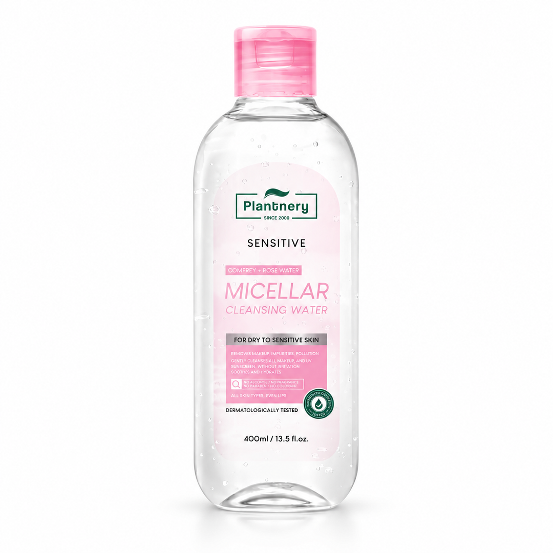 Plantnery Comfrey Sensitive Micellar Cleansing Water 400 ml - product image on white background