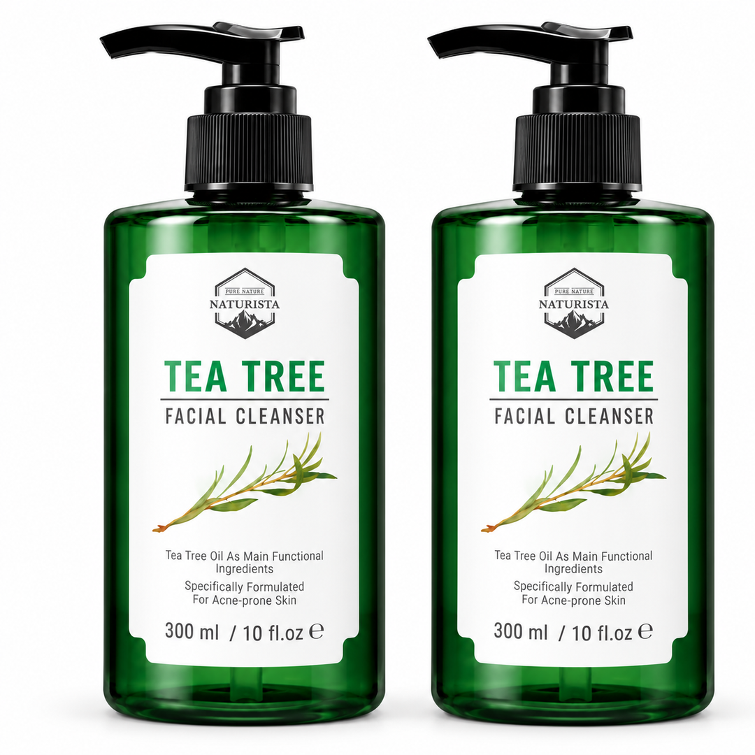 Naturista Tea Tree Facial Cleanser — 2 × 300 ml — exact retail quantity