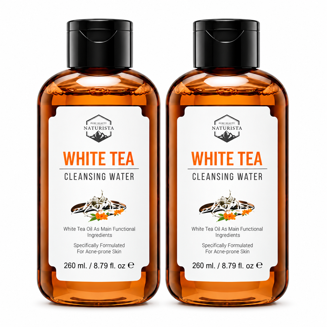 Naturista White Tea Cleansing Water — 2 × 260 ml — exact retail quantity