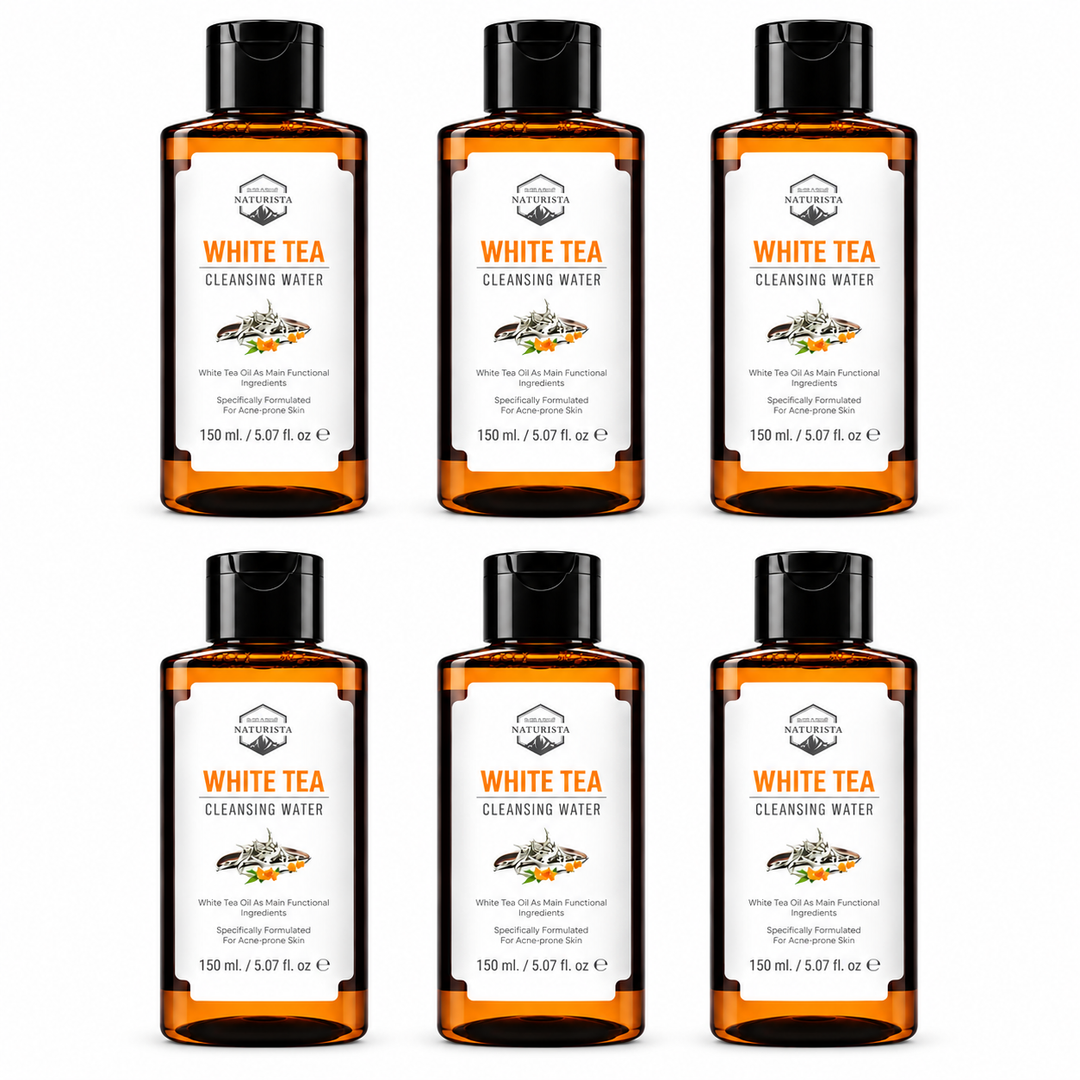 Naturista White Tea Cleansing Water — 6 × 150 ml — exact retail quantity