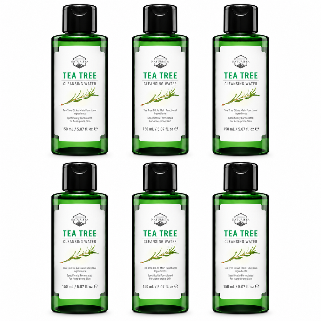 Naturista Tea Tree Cleansing Water — 6 × 150 ml — exact retail quantity