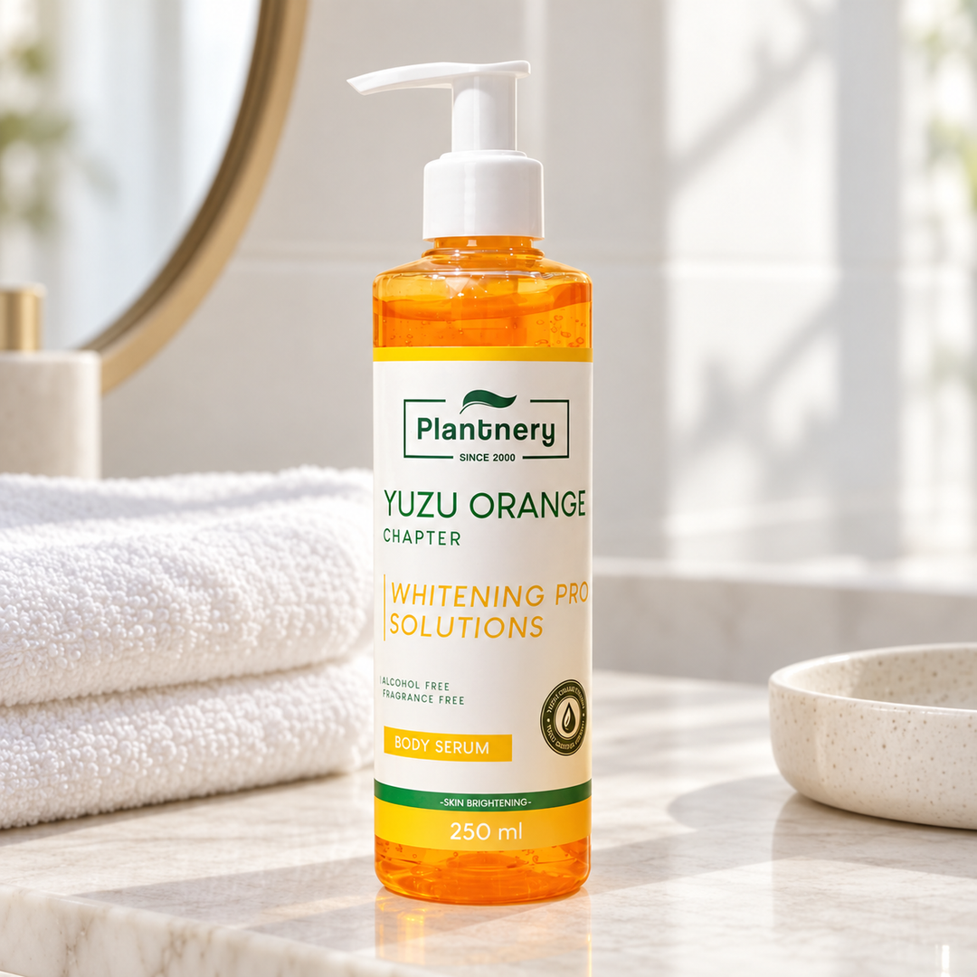 Plantnery Yuzu Orange Body Serum 250 ml - lifestyle image