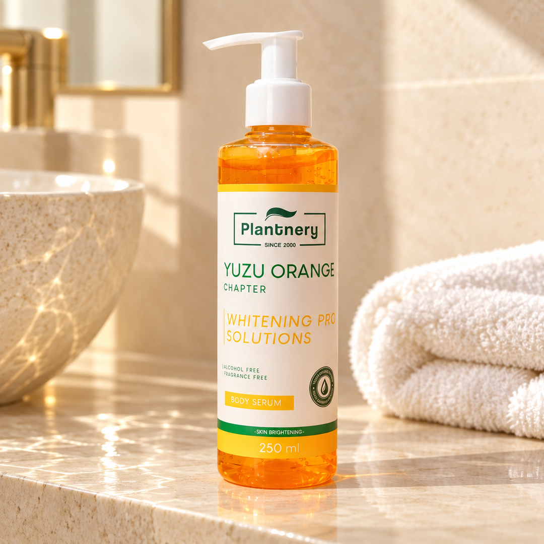 Plantnery Yuzu Orange Body Serum 250 ml - lifestyle image