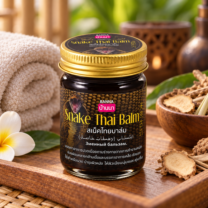 Banna Snake Thai Balm lifestyle scene