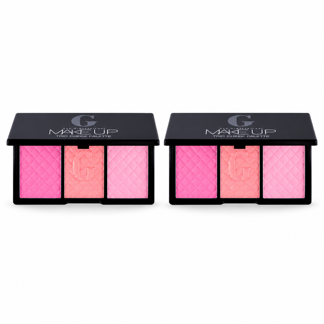 Gino McCray Trio Cheek Palette (5 g) – 2 Compacts