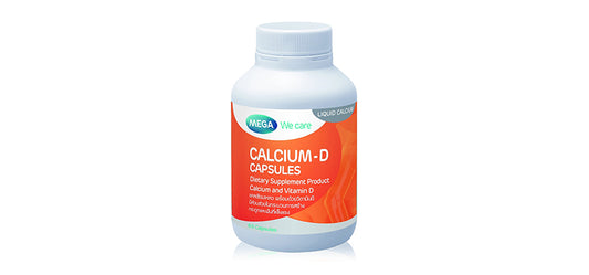 Mega We Care Calcium D – Bone & Teeth Support with Vitamin D3 | 60 Capsules