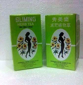 German Slimming Herb – 100% Natural Detox Tea for Weight Loss & Digestive Health, 2 boxs 50 Teabags each, total 100 Teabags