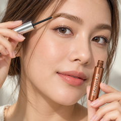 BEAUTILAB 05 Legally Blonde eyebrow mascara — illustrated brow application