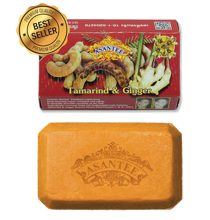 Asantee Tamarind & Honey Soap – 6-Pack (6 x 125g) Natural Exfoliating & Moisturizing Bar for Brighter, Soothed Skin