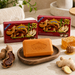 ASANTEE Tamarind, Ginger & Honey Soap No.317 – 3 Bars × 125 g