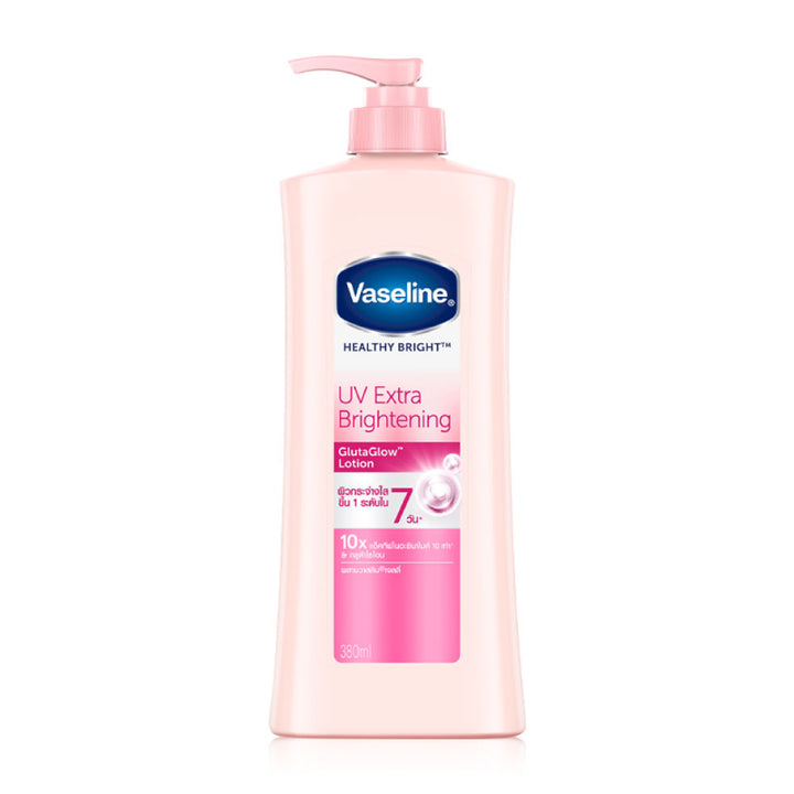 Vaseline Healthy Bright UV Extra Brightening GlutaGlow Lotion – 2 x 300ml | Intense Skin Brightening & UV Protection