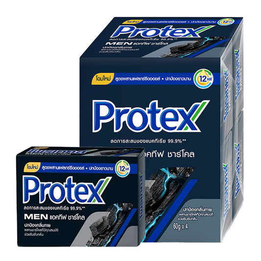 Protex Sport Antibacterial Soap 60g – Deep Clean & Odor Protection for Active Lifestyles 4 packs x 60g