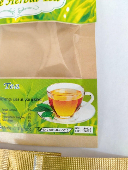 Tapee Herbal Tea from Thailand promotes detox, digestive balance, and energy with natural herbs. Caffeine-free. 25 sachets per box. Ideal for liver and immune support.