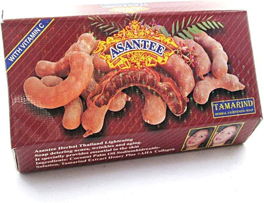 Asantee Tamarind & Honey Soap – 6-Pack (6 x 125g) Natural Exfoliating & Moisturizing Bar for Brighter, Soothed Skin