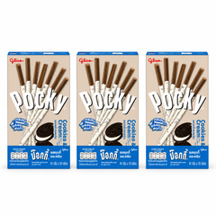Glico Pocky Cookies & Cream – 41 g – 3 Boxes