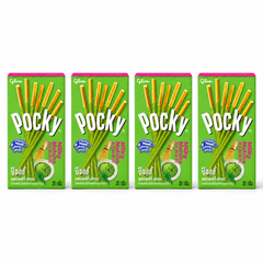Glico Pocky Milky Matcha – 35 g – 4 Boxes