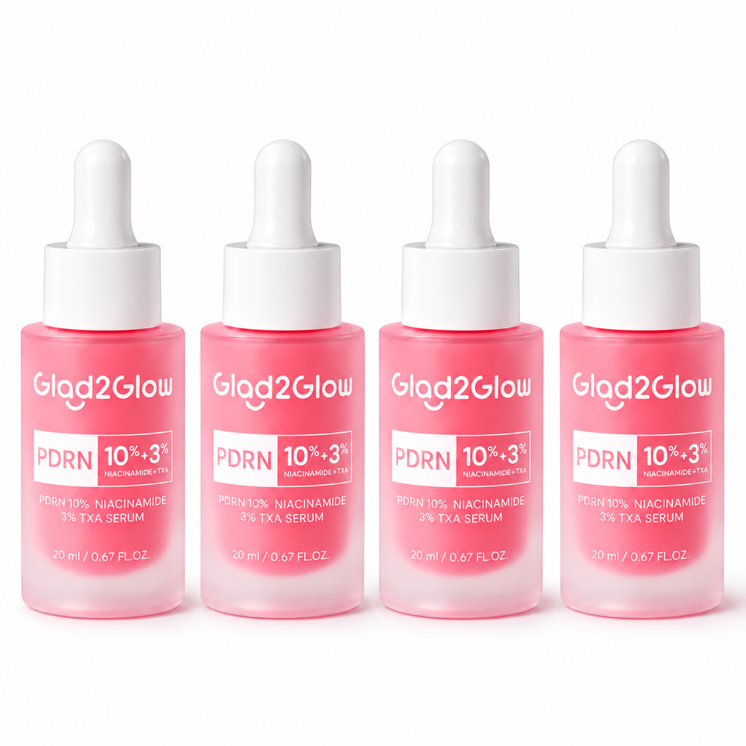 Glad2Glow PDRN 10% Niacinamide 3% TXA Radiance Serum – 20 ml – 4 Bottles
