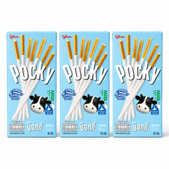 Glico Pocky Milk Flavour – 40 g – 3 Boxes