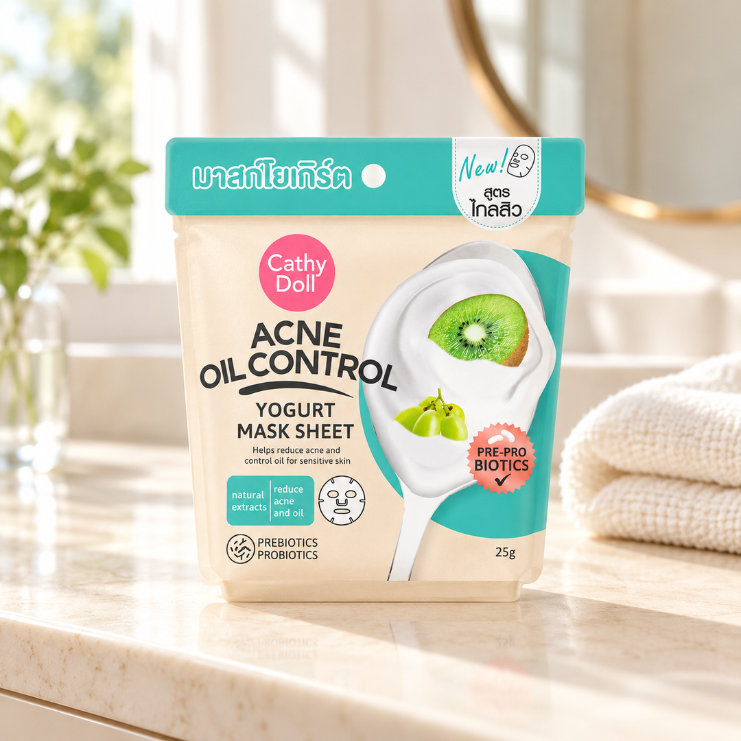 Cathy Doll Acne Oil Control Yogurt Mask Sheet 25g – lifestyle