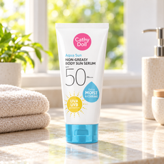 Cathy Doll Aqua Sun Non Greasy Body Sun Serum SPF50 PA+++ 138ml lifestyle