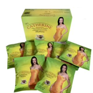 Catherine Herbal Chrysanthemum Slimming Tea – Natural Detox & Weight Loss Support (32 Teabags) x 2 Boxs = 64 Teabags + 1 Gift Tea Spoon