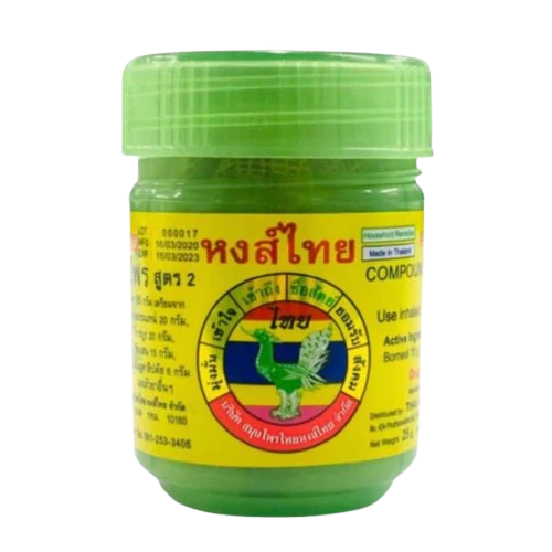 Hong Thai Herbal Inhaler Stick – Traditional Thai Aromatherapy for Nasal Relief, 1.4 onces (40 grams)
