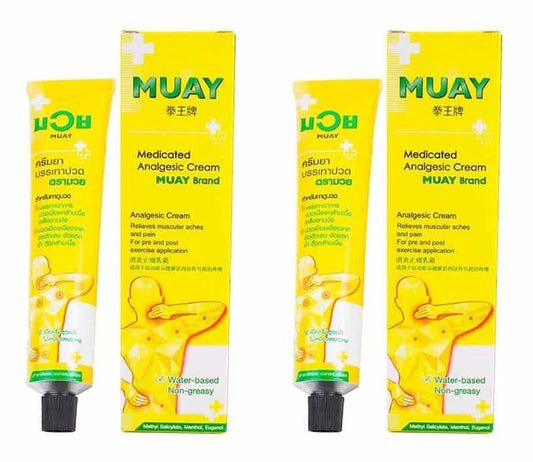 Namman Muay Thai Boxing Analgesic Balm 100ml – Pack of 2 | Authentic Thai Pain Relief for Muscles & Joints