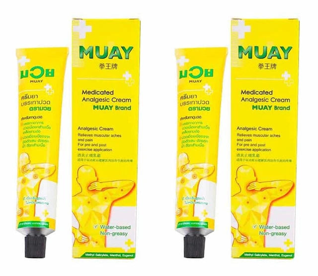 Namman Muay Thai Boxing Balm – Traditional Thai Herbal Massage Balm | 100ml × 2 Jars