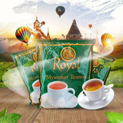 Royal Myanmar Tea Mix – Authentic Burmese Milk Tea | 30 Tea Bags x 2 Packs