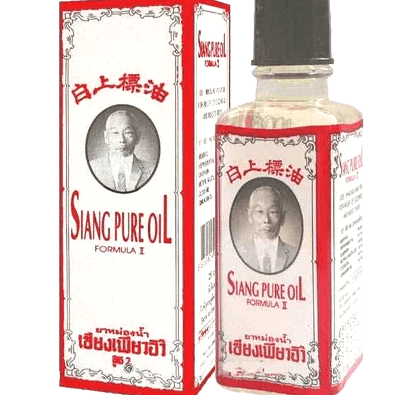 Siang Pure Oil Formula 2 – Menthol Herbal Relief Oil 25ml (Pack of 2) | Natural Pain Relief & Aromatherapy