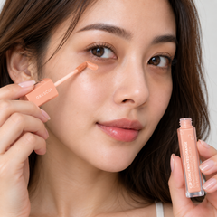 QESICR C2P Concentrated Orange Corrector — 01 Peach Corrector — 1, 2 or 4 Tubes — lifestyle application