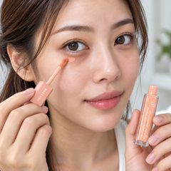 QESICR C2P Concentrated Orange Corrector — 03 Deep Peach — 1, 2 or 4 Tubes — lifestyle application