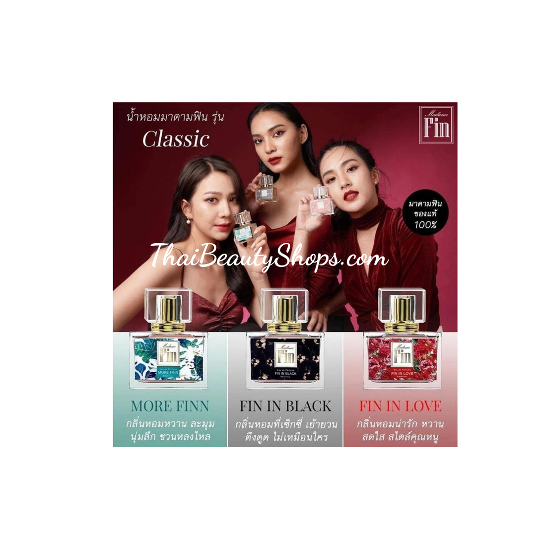 Madame Fin Perfume Set – Eau de Parfum (Fin in Black, More Finn, Fin in Love) – 30ml Each