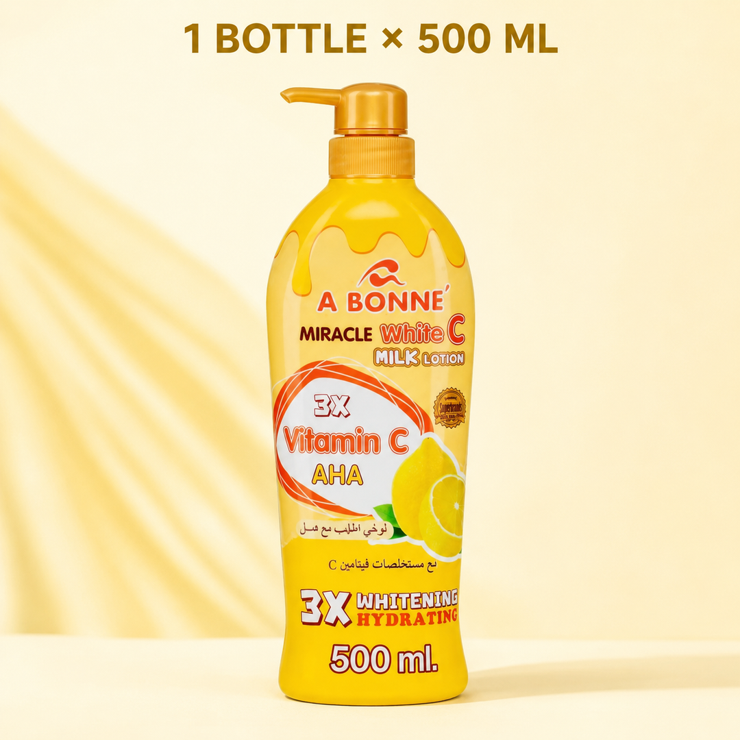  A BONNE Miracle White C Milk Body Lotion pump bottle, 500 ml