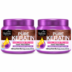 A BONNE Salon Pure Keratin Collagen Filler Hair Treatment — 2 × 450 ml — white-background photograph showing exactly 2 units