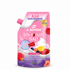 A BONNE Spa Yogurt Salt with Niacinamide & Vitamin B3 – 350 g per unit