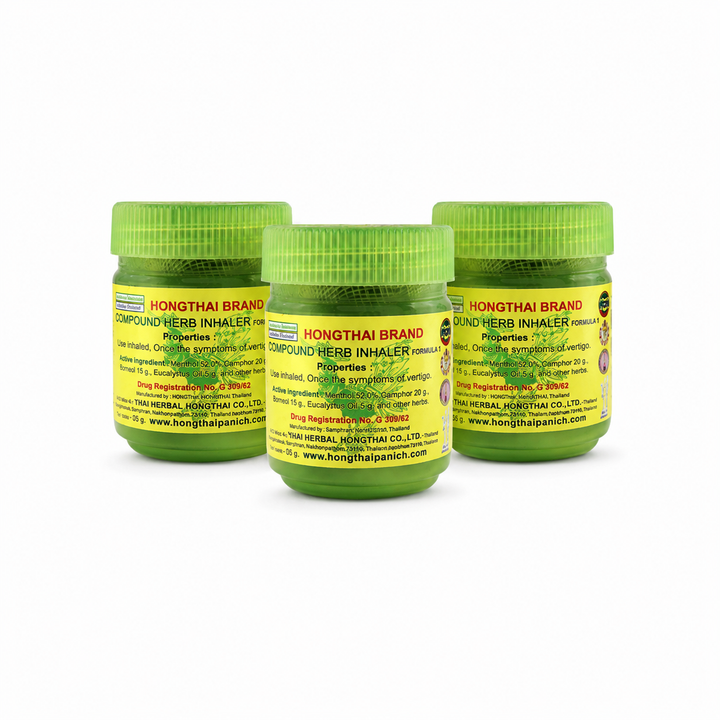 Original Hong Thai Herbal Inhaler Formula 2 - Pack of 3