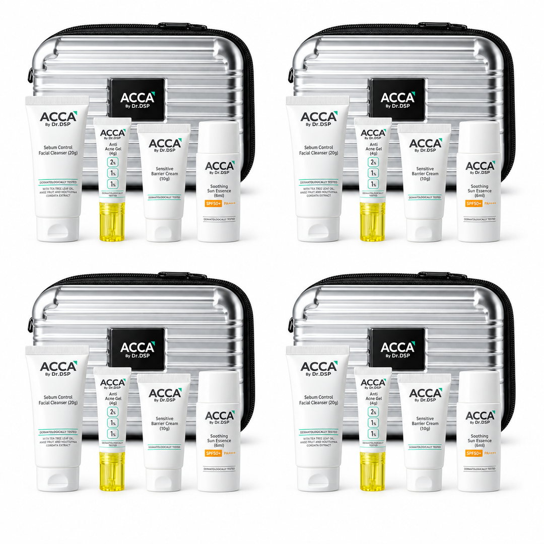 ACCA by Dr.DSP On-The-Go Defense Kit — 4 Travel Kits (16 Pieces) — exactly 4 identical retail units